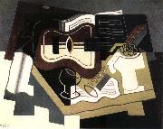 Guitar and clarinet Juan Gris